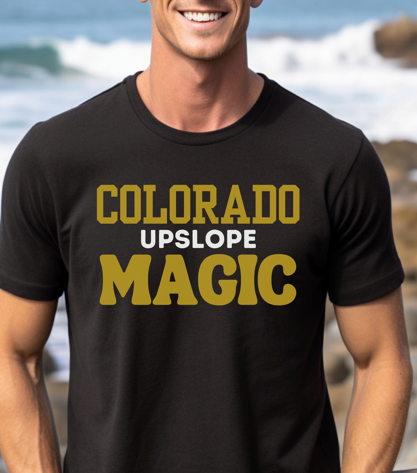Storm Chaser T-Shirt featuring Colorado Upslope Magic design, ideal for weather enthusiasts.
