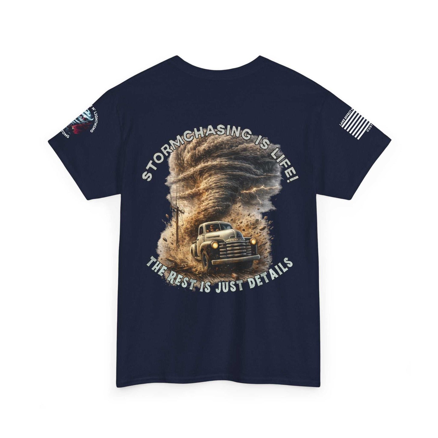 Storm chasing T-Shirt Navy2