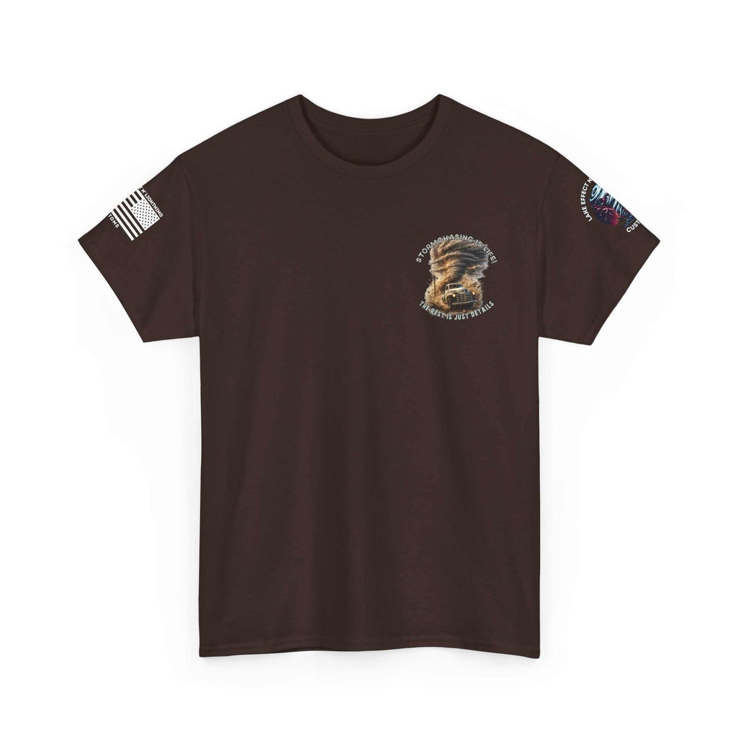 Storm chasing T-Shirt Dark Chocolate1
