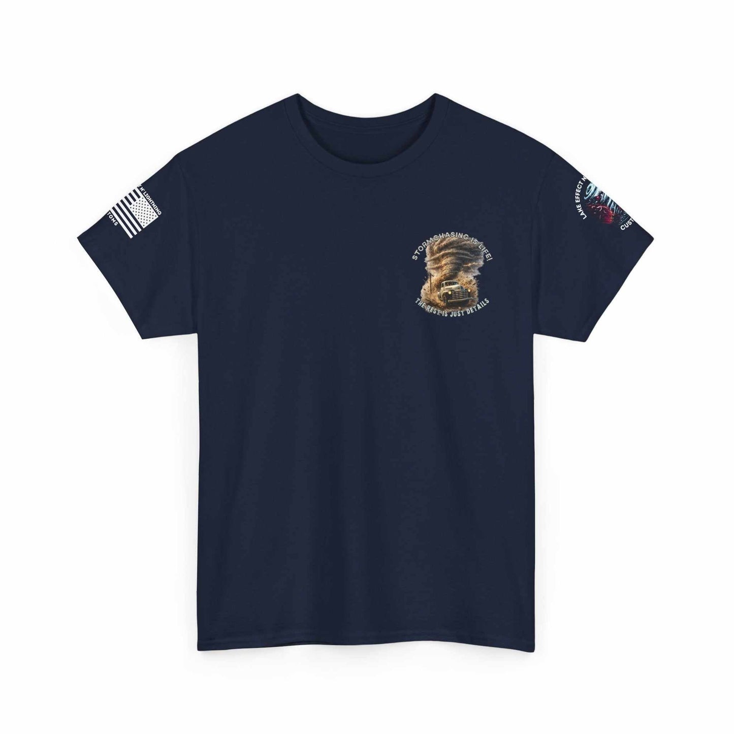 Storm chasing T-Shirt Navy1