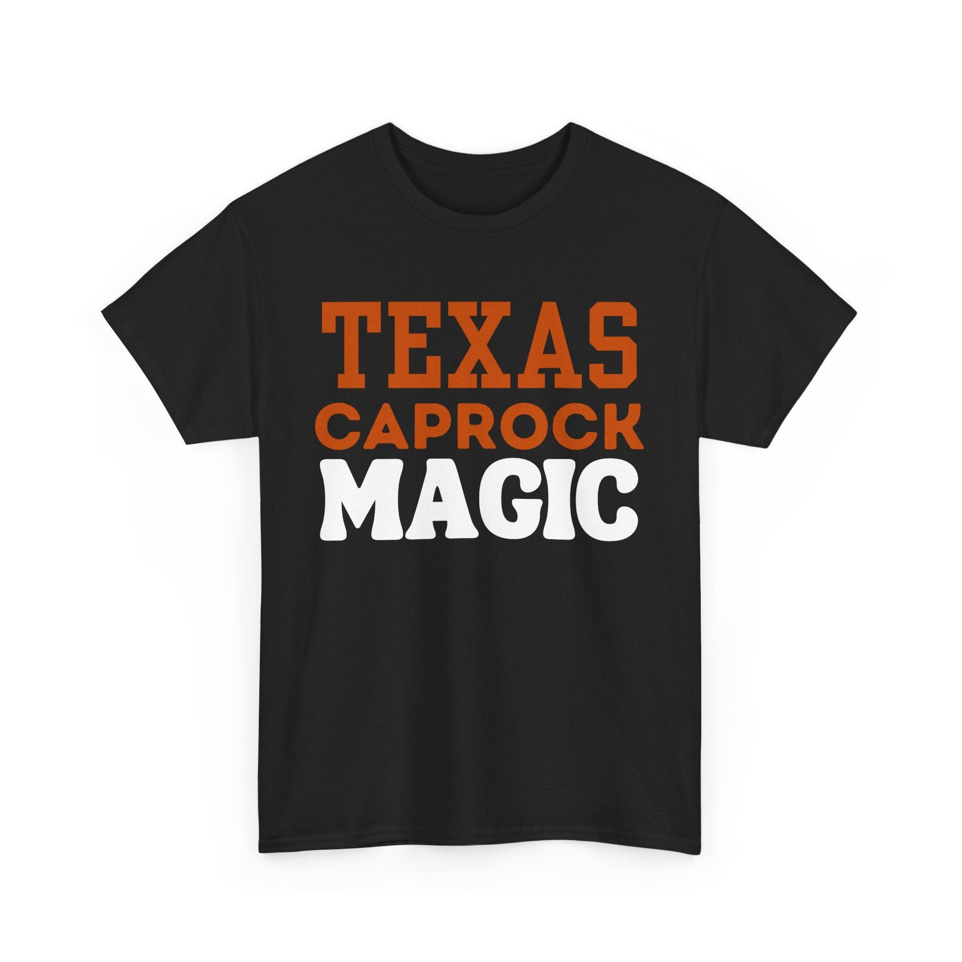 Storm chaser t-shirt with Texas Caprock Magic design, ideal for weather enthusiasts.