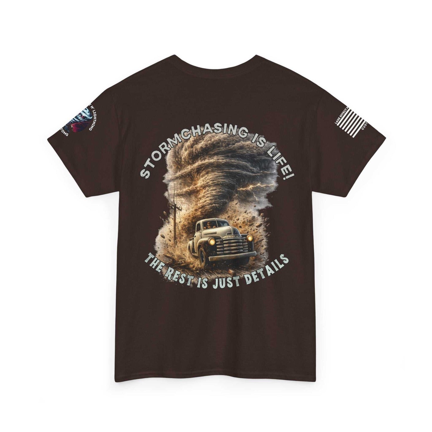 Storm chasing T-Shirt Dark Chocolate2